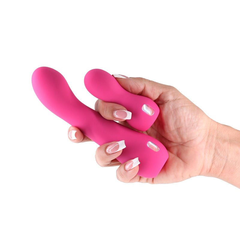 INYA Couplet - Pink - Pink USB Rechargeable Vibrators - Set of 2 Sizes - VIBRATORS - Mr and Mrs D's