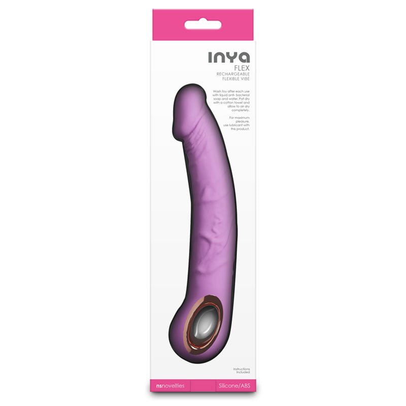 INYA Flex Bubblegum Vibrator - 22 cm USB Rechargeable - VIBRATORS - Mr and Mrs D's