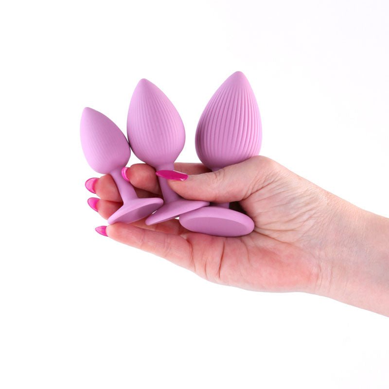 INYA Triple Ace Kit - Blush - Pink Butt Plugs - Set of 3 Sizes - ANAL TOYS - Mr and Mrs D's