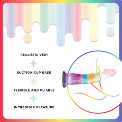 Jellido 16.5cm Dildo - Clear Coloured 16.5 cm Dildo - DONGS - Mr and Mrs D's
