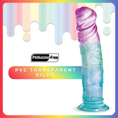 Jellido 18cm Dildo - Clear Coloured 18 cm Dildo - DONGS - Mr and Mrs D's
