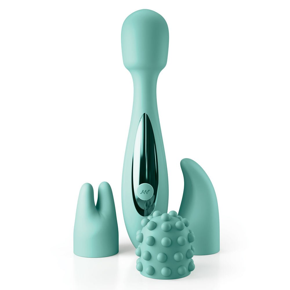 JimmyJane Canna - Teal 21.8 cm Massage Wand with 3 Interchangeable Heads - VIBRATORS - Mr and Mrs D's