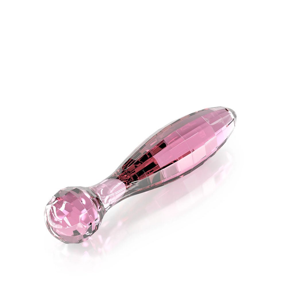 JimmyJane Dillenia Vetro Glass Wand Dildo - Pink - GLASS TOYS - Mr and Mrs D's