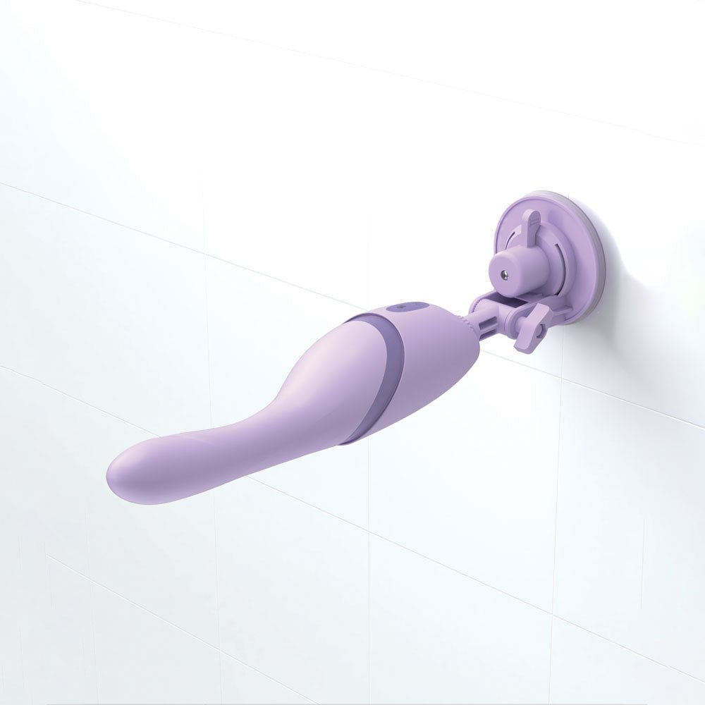 JimmyJane Hello Bang - Purple 27 cm USB Rechargeable Warming & Thrusting Vibrator - Mr and Mrs D's