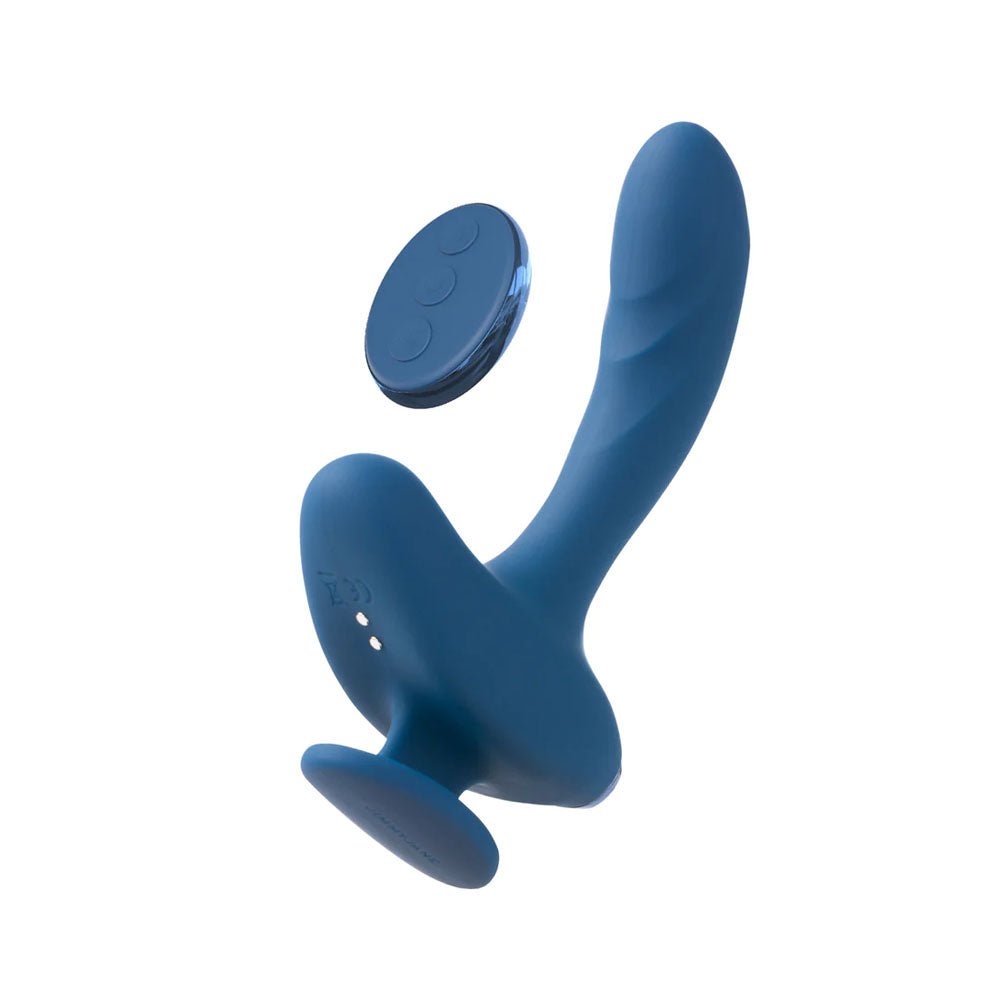 JimmyJane Solis Kyrios - Blue USB Rechargeable Prostate Massager with Remote - ANAL TOYS - Mr and Mrs D's