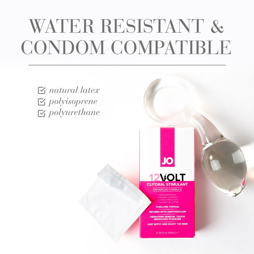 JO 12 Volt Clitoral Stimulant Gel for Women - 10 ml Tube - ENHANCERS - Mr and Mrs D's