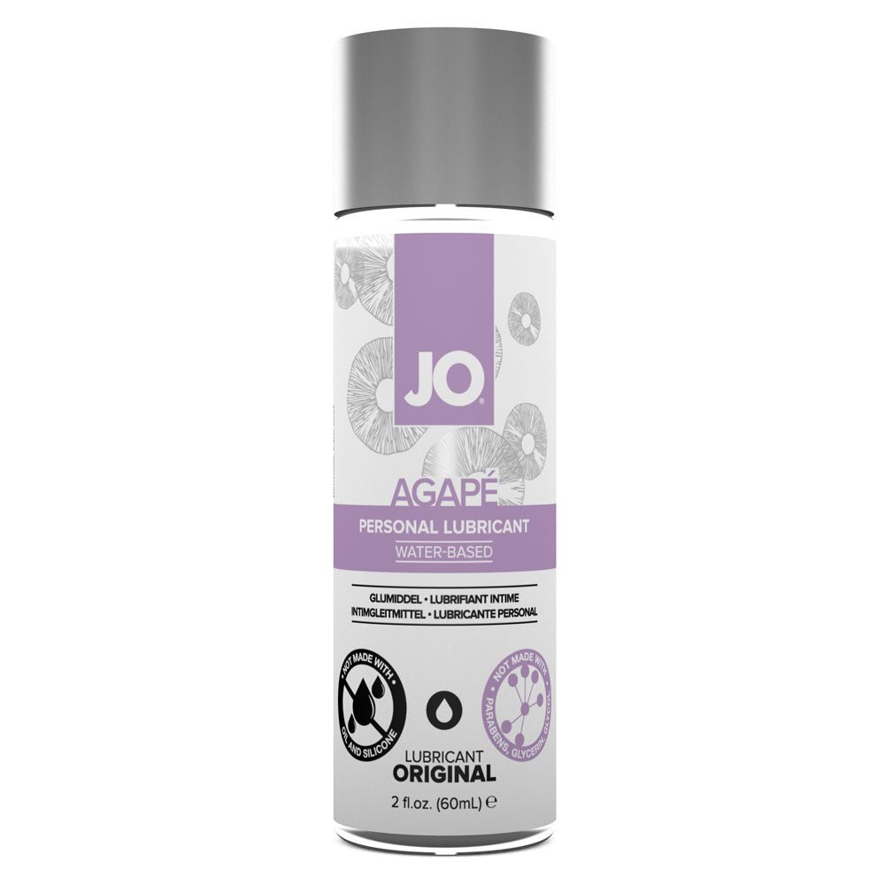 JO Agape Original Water Based Lubricant for Sensitive Skin - 60 ml Bottle - LOTIONS & LUBES - Mr and Mrs D's