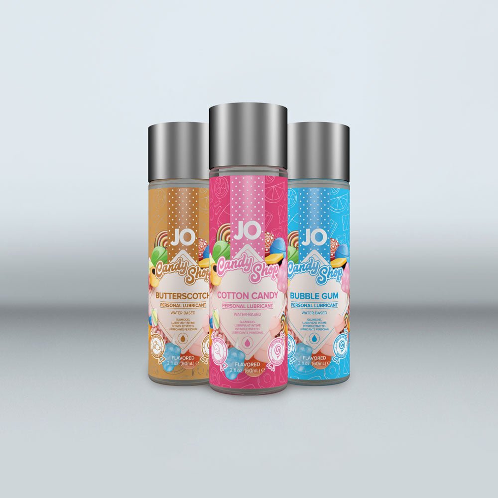 JO Candy Shop Bubblegum Flavoured Water Based Lubricant - 60 ml Bottle - LOTIONS & LUBES - Mr and Mrs D's