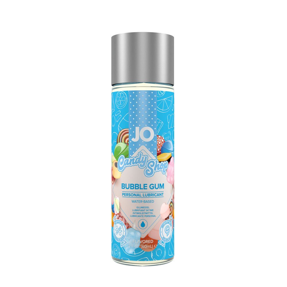 JO Candy Shop Bubblegum Flavoured Water Based Lubricant - 60 ml Bottle - LOTIONS & LUBES - Mr and Mrs D's