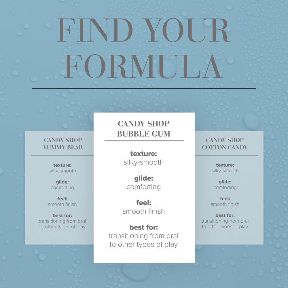 JO Candy Shop Bubblegum Flavoured Water Based Lubricant - 60 ml Bottle - LOTIONS & LUBES - Mr and Mrs D's