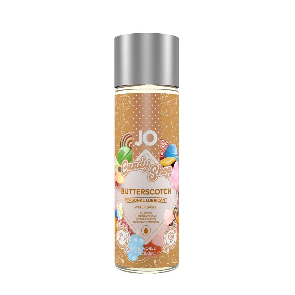 JO Candy Shop Butterscotch Flavoured Water Based Lubricant - 60 ml Bottle - LOTIONS & LUBES - Mr and Mrs D's