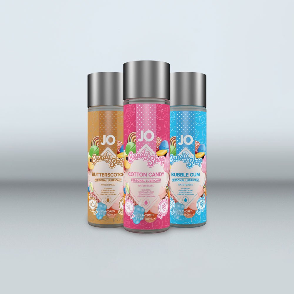JO Candy Shop Cotton Candy Flavoured Water Based Lubricant - 60 ml Bottle - LOTIONS & LUBES - Mr and Mrs D's