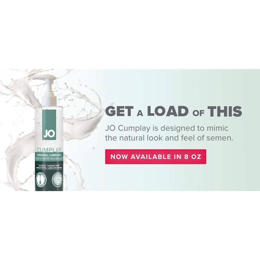 JO Cumplay Cum Style Lubricant - 240 ml Pump Bottle - LOTIONS & LUBES - Mr and Mrs D's