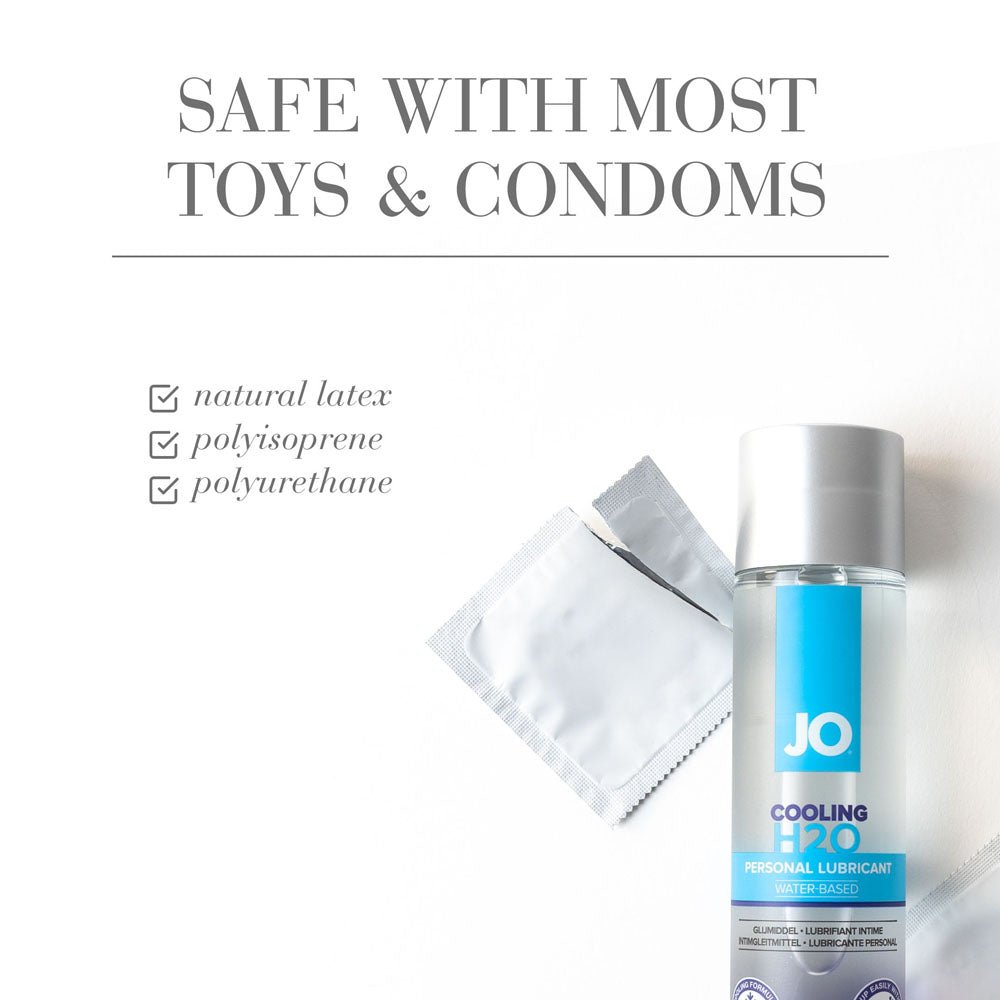 JO H2O Cooling Water Based Lubricant - 60 ml Bottle - LOTIONS & LUBES - Mr and Mrs D's
