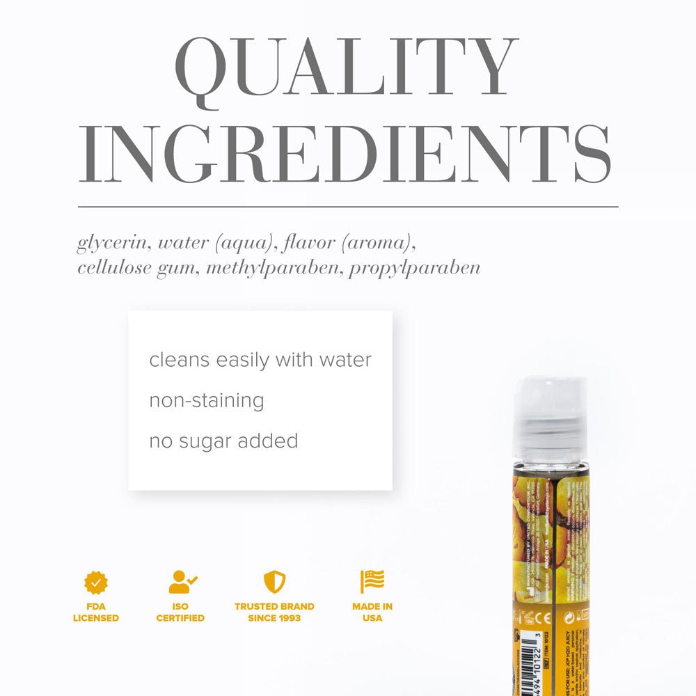 JO H2O Juicy Pineapple Flavoured Water Based Lubricant - 30 ml Bottle - LOTIONS & LUBES - Mr and Mrs D's