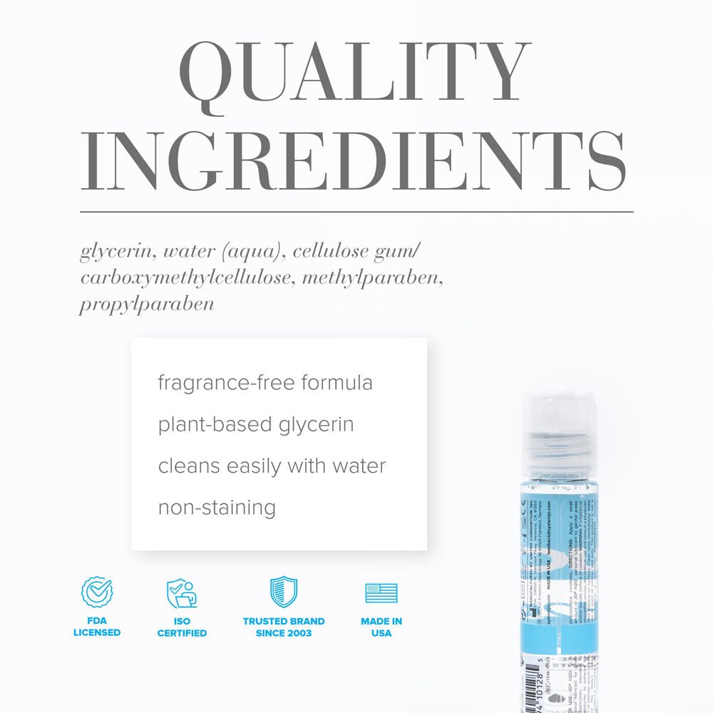 JO H2O Original Lube Water Based Lubricant - 30 ml Bottle - LOTIONS & LUBES - Mr and Mrs D's