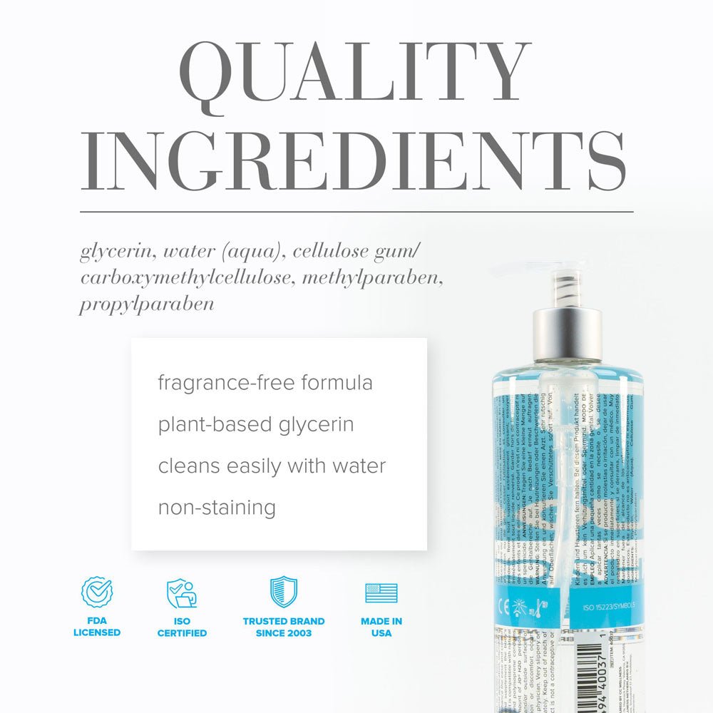 JO H2O Original Lube Water Based Lubricant - 480 ml Bottle - LOTIONS & LUBES - Mr and Mrs D's