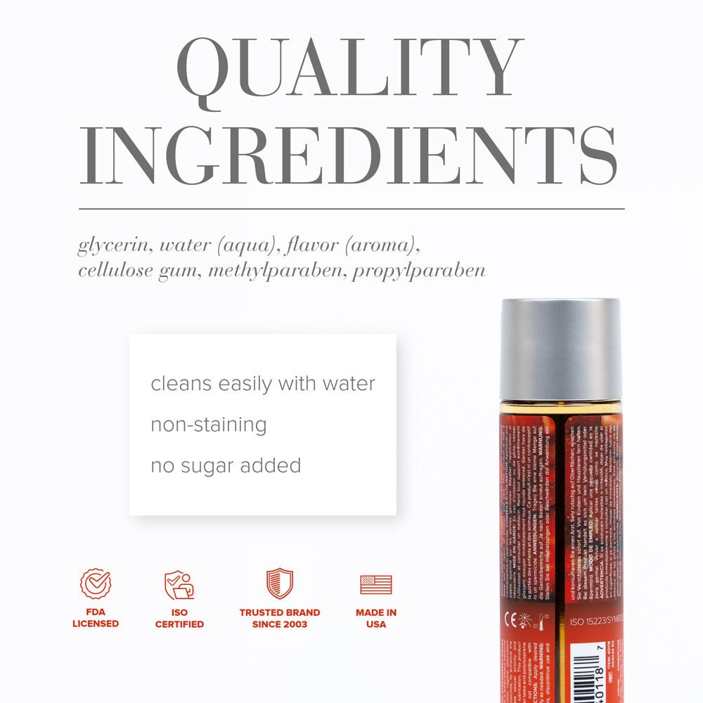 JO H2O Strawberry Kisses Flavoured Water Based Lubricant - 120 ml Bottle - LOTIONS & LUBES - Mr and Mrs D's