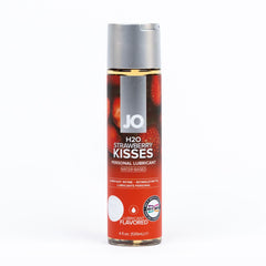 JO H2O Strawberry Kisses Flavoured Water Based Lubricant - 120 ml Bottle - LOTIONS & LUBES - Mr and Mrs D's