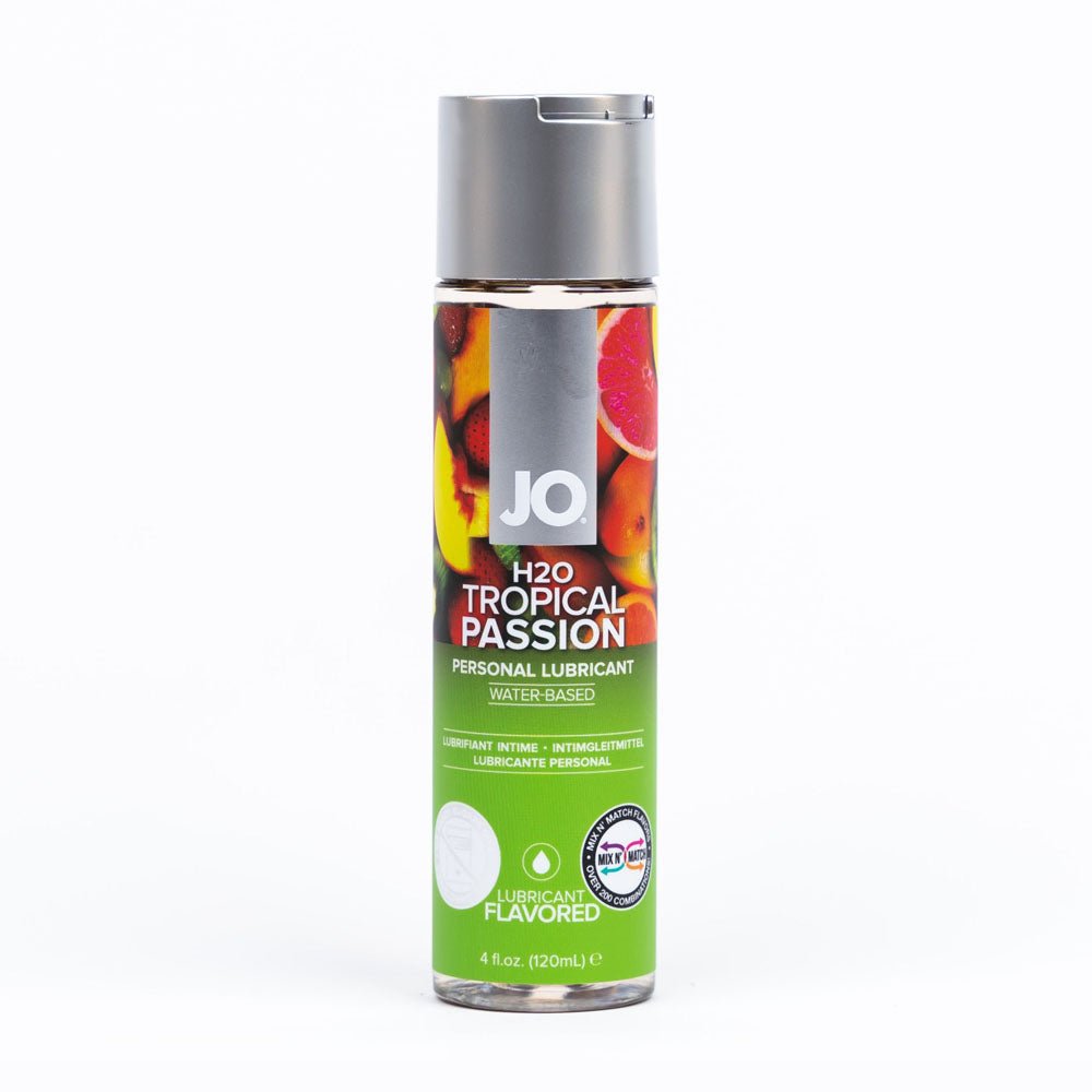 JO H2O Tropical Passion Flavoured Water Based Lubricant - 120 ml Bottle - LOTIONS & LUBES - Mr and Mrs D's