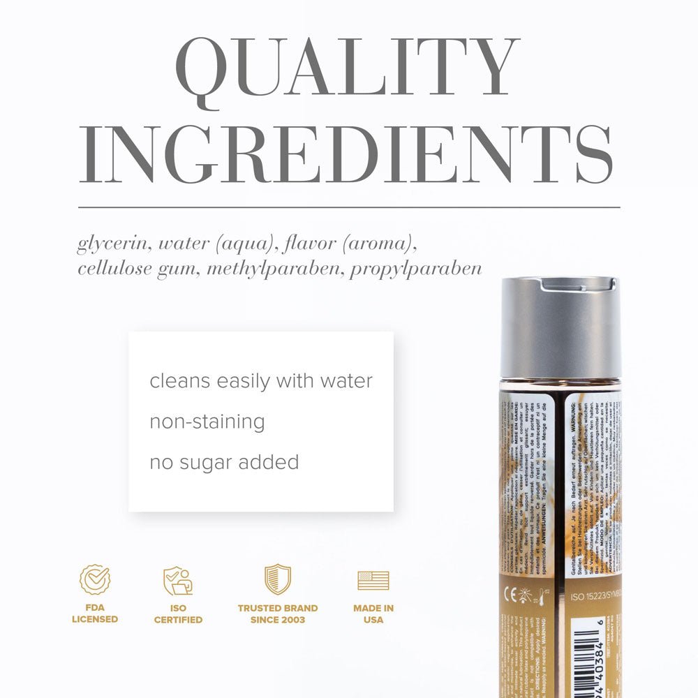 JO H2O Vanilla Cream Flavoured Water Based Lubricant - 120 ml Bottle - LOTIONS & LUBES - Mr and Mrs D's