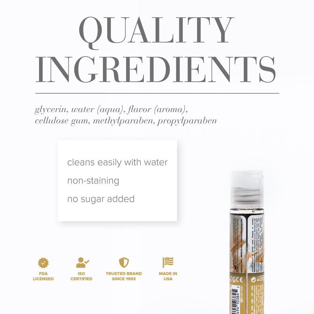 JO H2O Vanilla Cream Flavoured Water Based Lubricant - 30 ml Bottle - LOTIONS & LUBES - Mr and Mrs D's