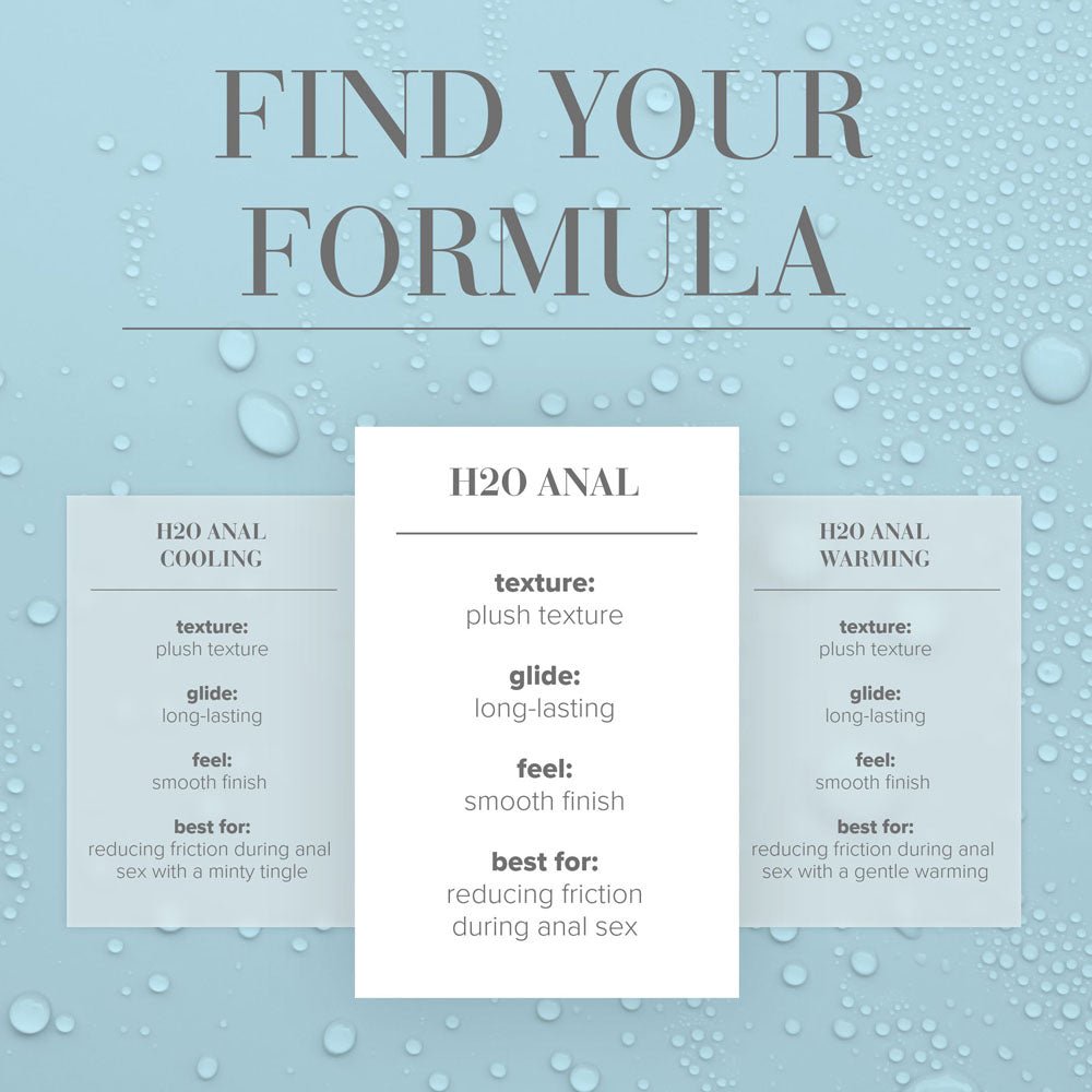 JO H2O Water Based Anal Lubricant - 240 ml Bottle - LOTIONS & LUBES - Mr and Mrs D's