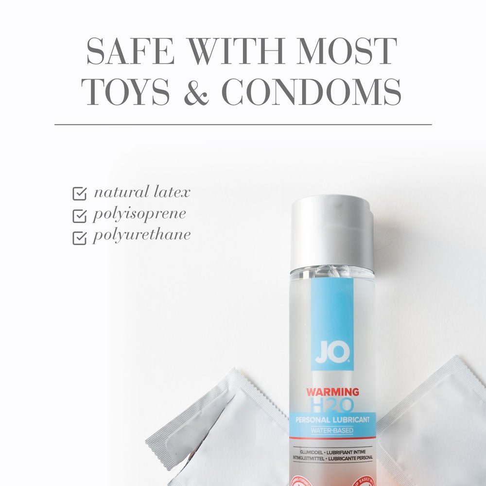 JO H2O Water Based Warming Lubricant - 120 ml Bottle - LOTIONS & LUBES - Mr and Mrs D's