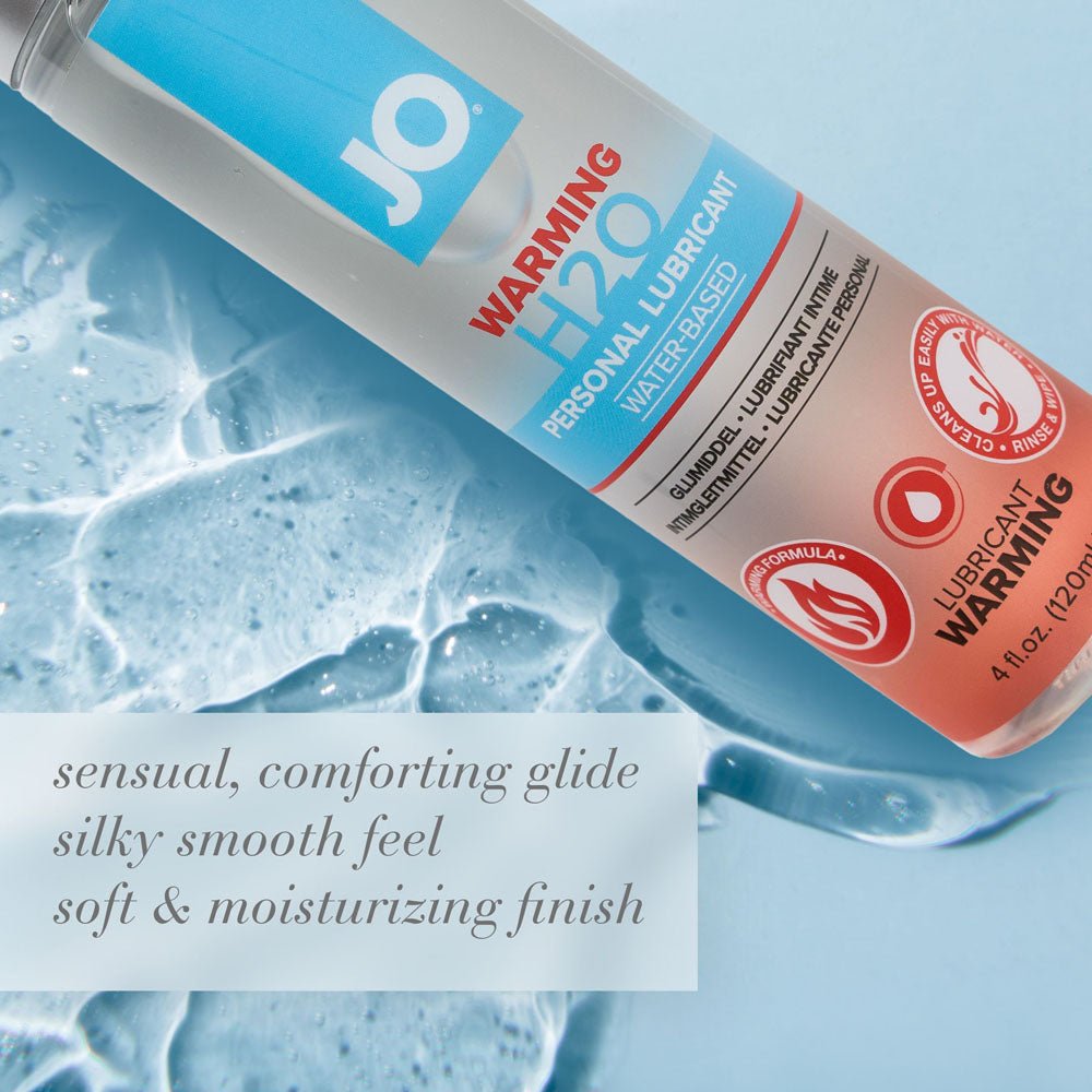 JO H2O Water Based Warming Lubricant - 60 ml Bottle - LOTIONS & LUBES - Mr and Mrs D's