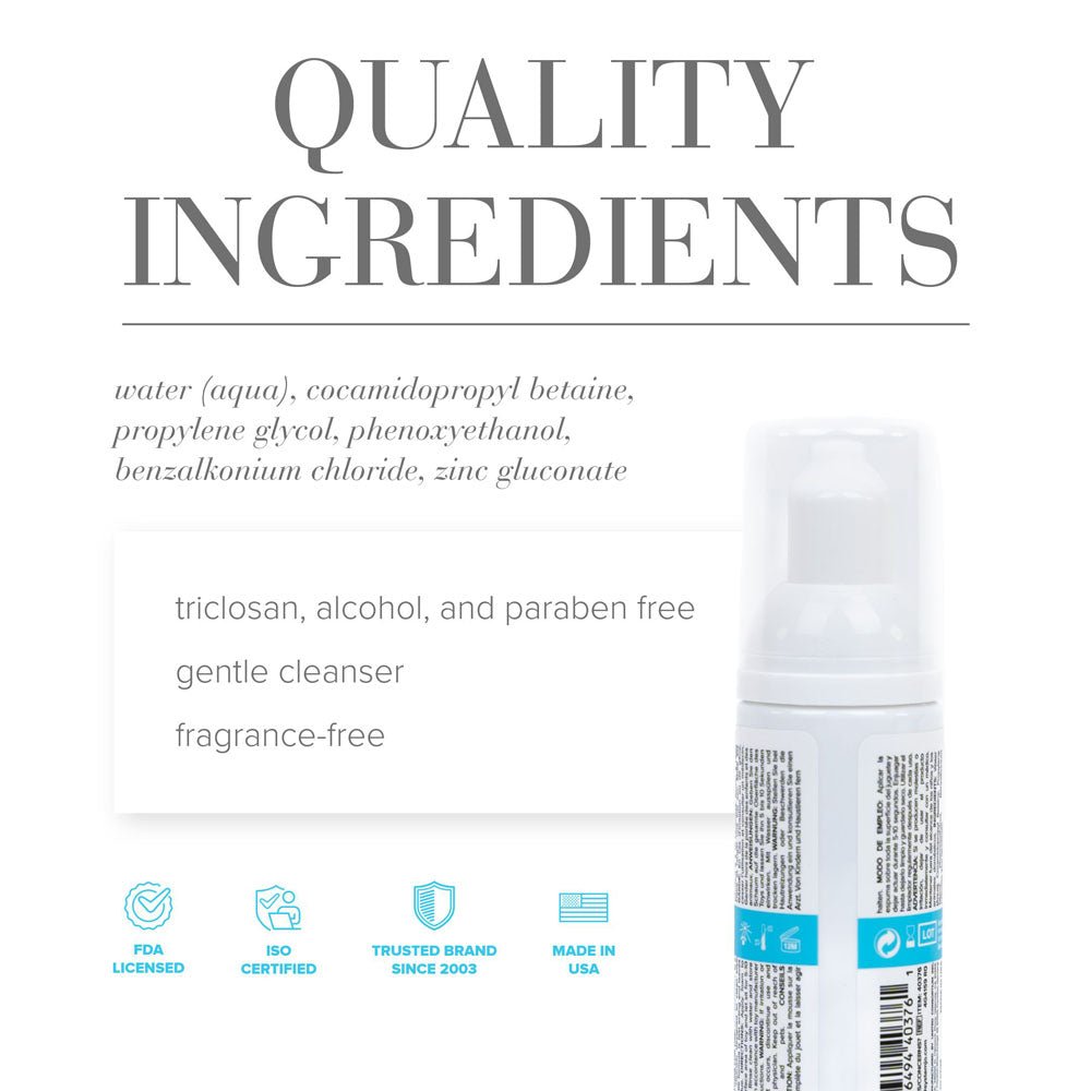 JO Refresh Foaming Toy Cleaner - 50 mL - HEALTH CARE - Mr and Mrs D's