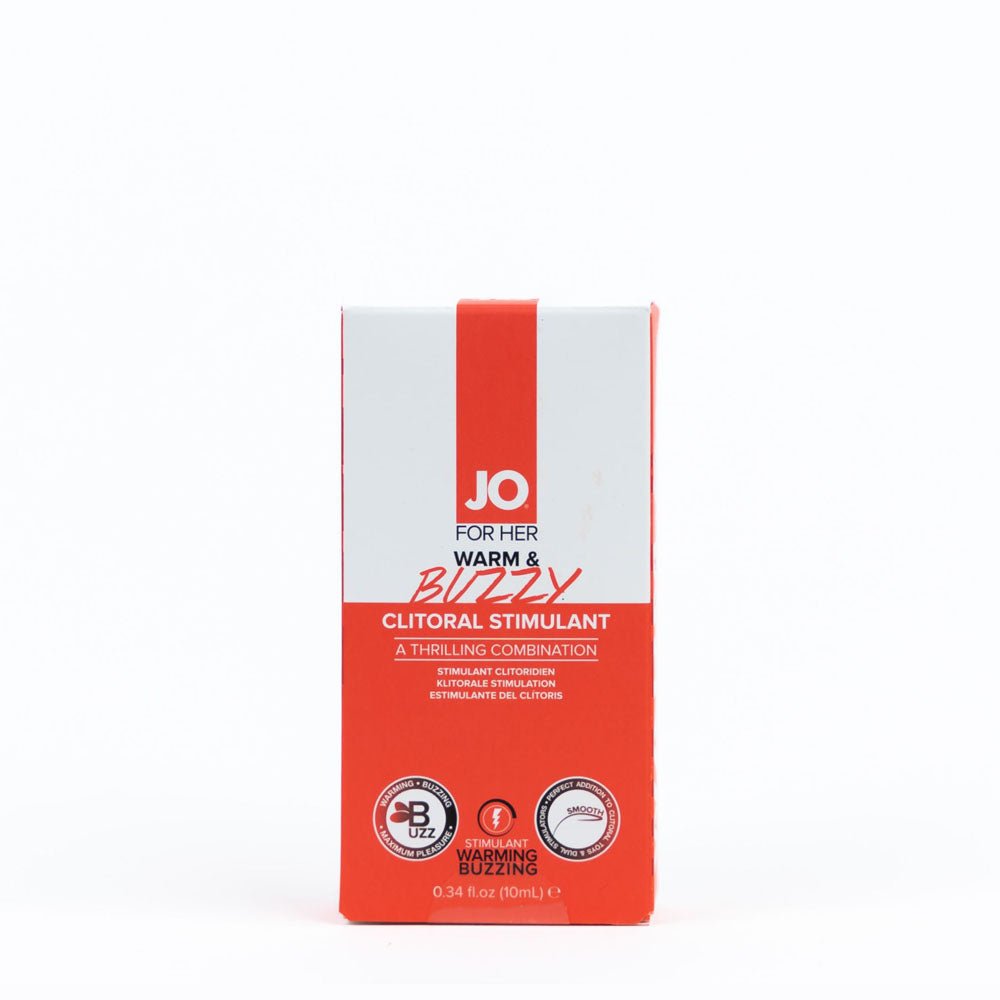 JO Warm & Buzzy Warming Clitoral Stimulant Gel - 10 mL - ENHANCERS - Mr and Mrs D's