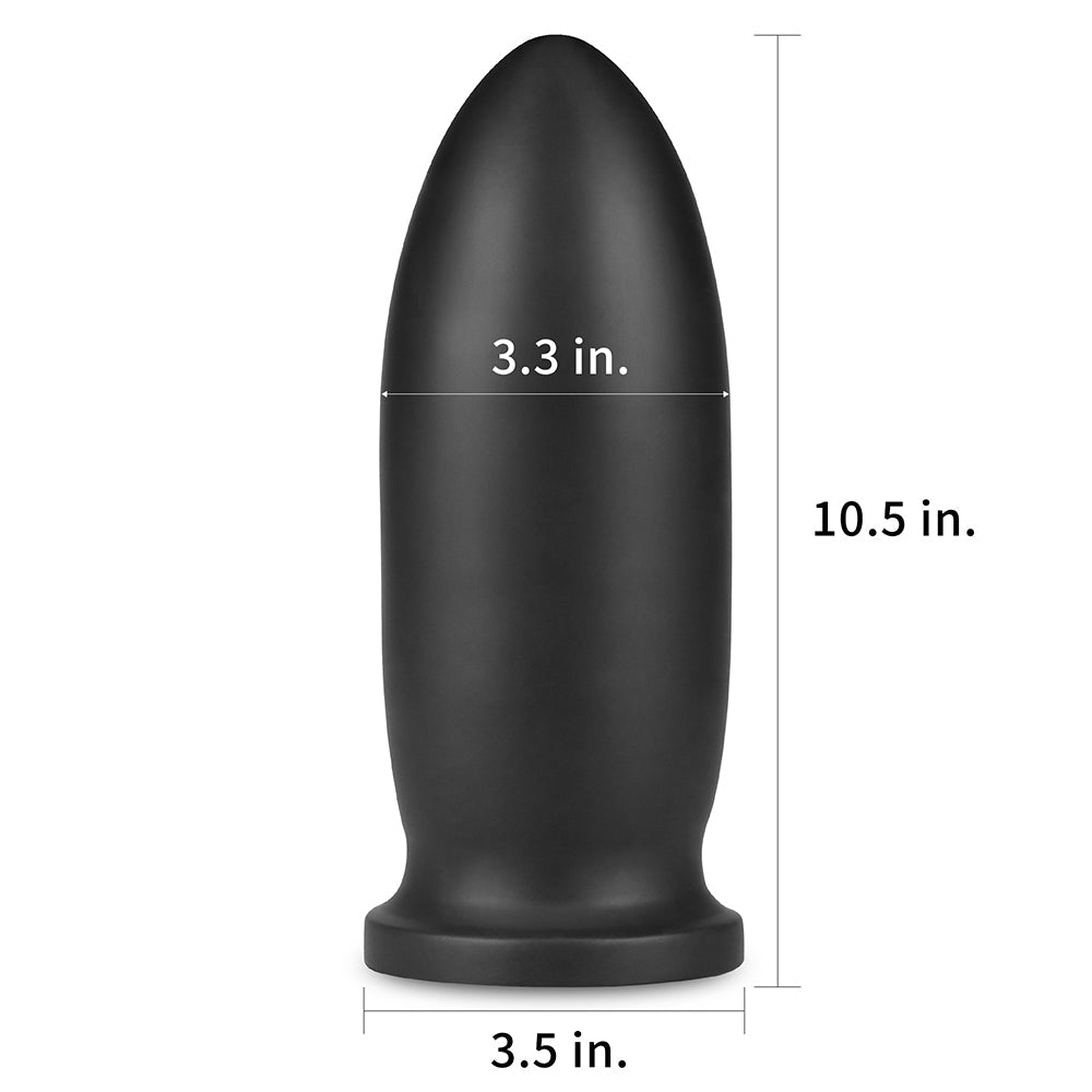 King Sized Anal Bomber - Mega Anal Plug Black 23 cm (9'') - ANAL TOYS - Mr and Mrs D's
