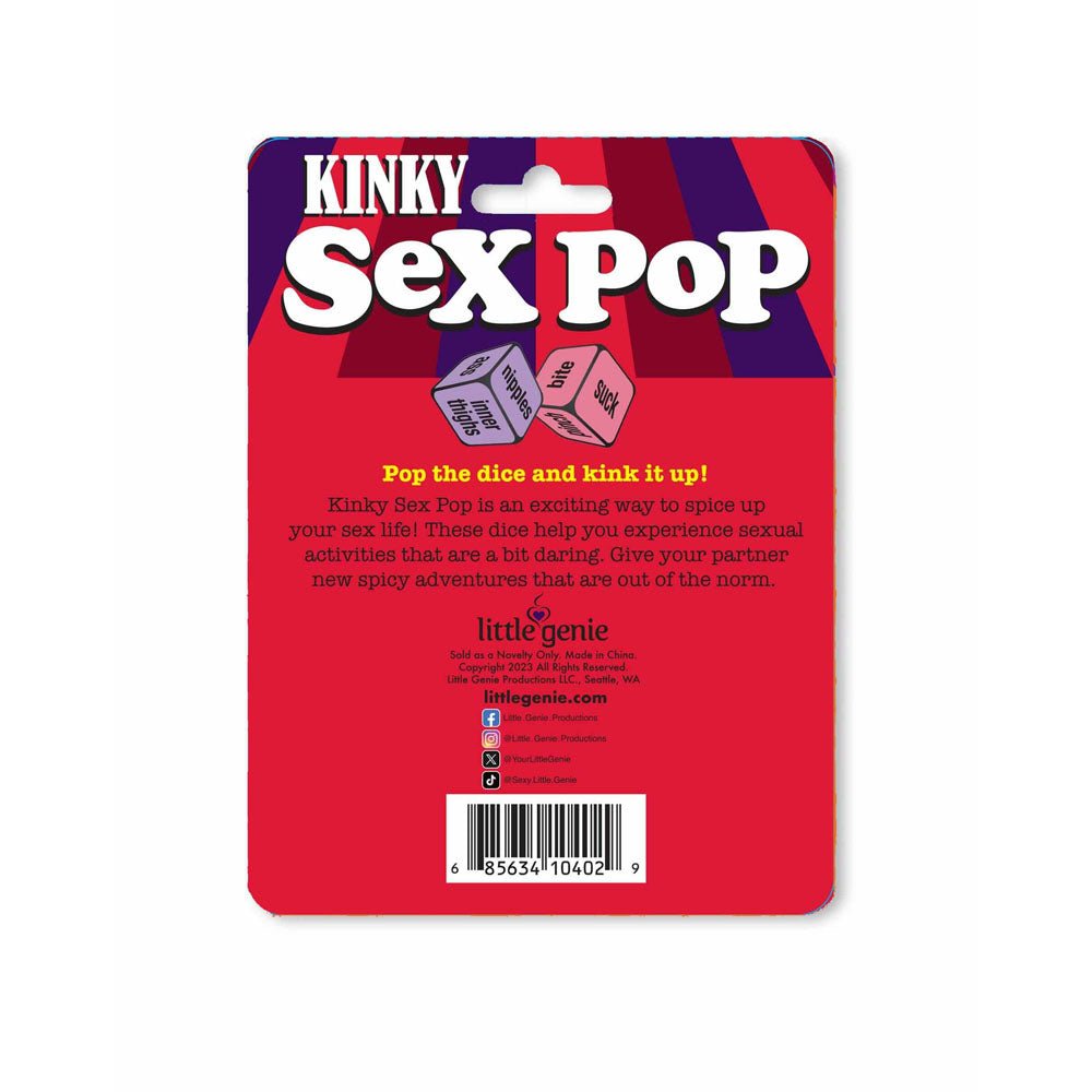 Kinky Sex Pop - Popping Dice Game - GAMES - Mr and Mrs D's