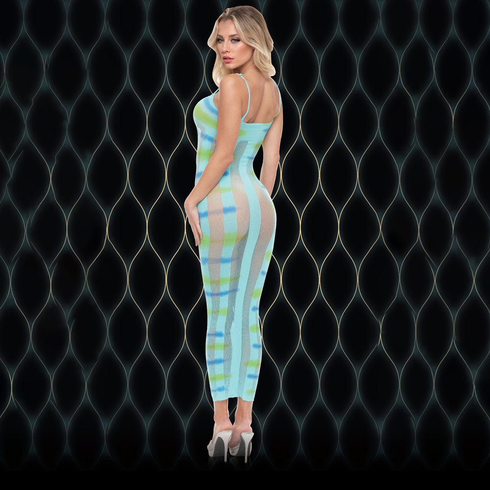 LAPDANCE Blue Horizon Maxi Dress - Blue - One Size - LINGERIE & BODY WEAR - Mr and Mrs D's