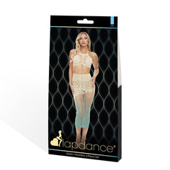 LAPDANCE Green Goddess 2 - pc Set - Cream/Green - One Size - LINGERIE & BODY WEAR - Mr and Mrs D's