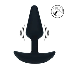 LEVELZ Classic Vibrating Silicone Anal Plug - Black Small USB Rechargeable - ANAL TOYS - Mr and Mrs D's
