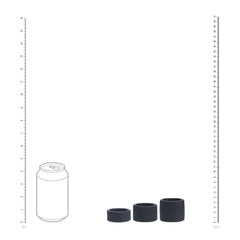 LEVELZ Liquid Silicone Ball Strap - Black Ball Stretchers - Set of 3 Sizes - COCK RINGS - Mr and Mrs D's
