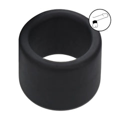 LEVELZ Liquid Silicone Large Ball Strap - Black - COCK RINGS - Mr and Mrs D's