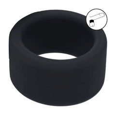 LEVELZ Liquid Silicone Medium Ball Strap - Black - COCK RINGS - Mr and Mrs D's