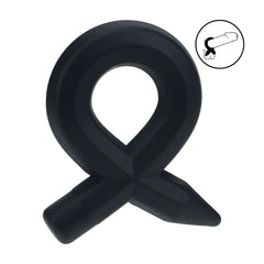 LEVELZ Pencil Liquid Silicone Cock Ring - Black - COCK RINGS - Mr and Mrs D's