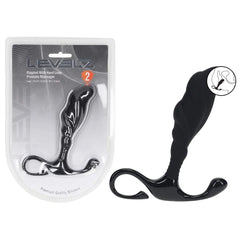 LEVELZ Rippled with Hard Loop Prostate Massager - Large Black - ANAL TOYS - Mr and Mrs D's