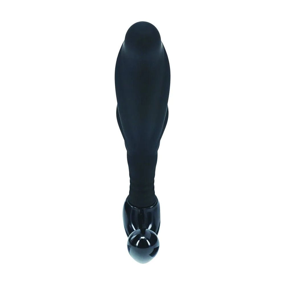 LEVELZ Rippled with Hard Loop Prostate Massager - Medium Black - ANAL TOYS - Mr and Mrs D's