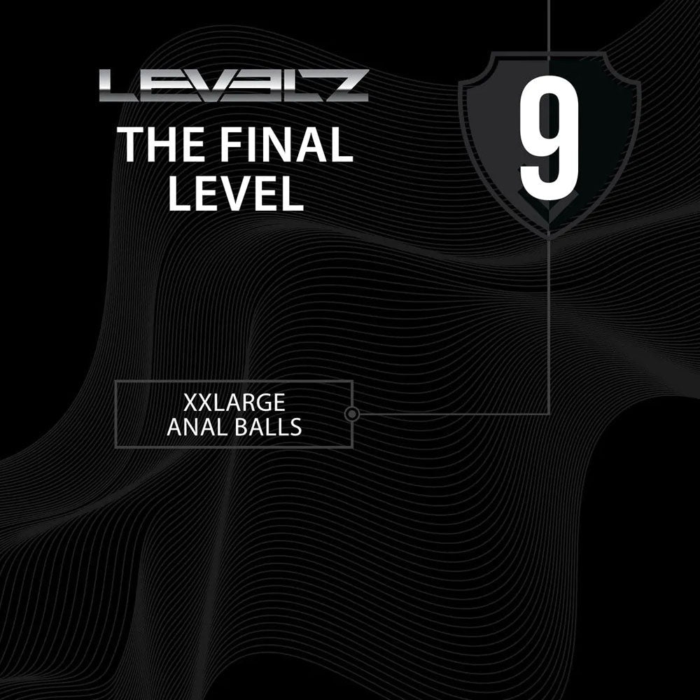 LEVELZ Round Anal Balls - Black 52.5 cm XXL Anal Beads - ANAL TOYS - Mr and Mrs D's