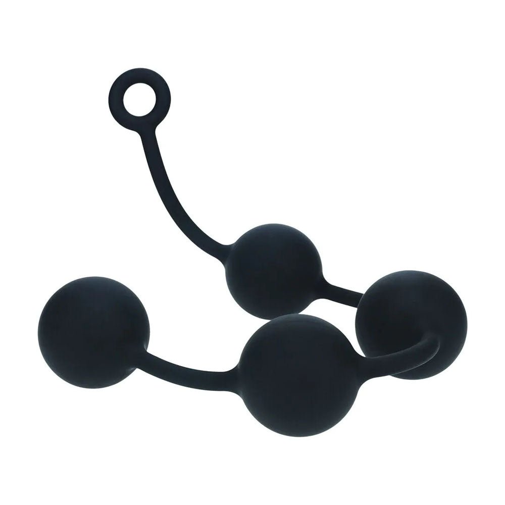 LEVELZ Round Anal Balls - Black 52.5 cm XXL Anal Beads - ANAL TOYS - Mr and Mrs D's