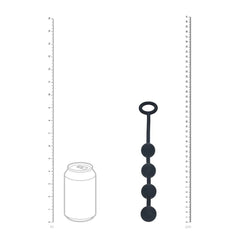 LEVELZ Round Silicone Anal Balls - Black 23 cm Small - ANAL TOYS - Mr and Mrs D's