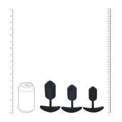 LEVELZ Silicone Weighted Anal Plug Training Set - Black Set of 3 Sizes - ANAL TOYS - Mr and Mrs D's
