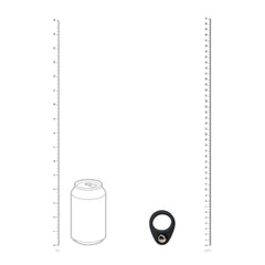 LEVELZ Single Weighted Ball Cock Ring - Black - COCK RINGS - Mr and Mrs D's