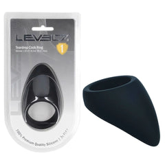 LEVELZ Teardrop Silicone Cock Ring - Black - COCK RINGS - Mr and Mrs D's