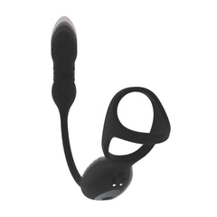 LEVELZ Vibrating & Thrusting TriO Cock Ring with Prostate Stimulator - Black USB Rechargeable - COCK RINGS - Mr and Mrs D's