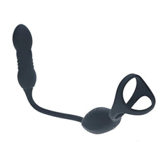 LEVELZ Vibrating & Thrusting TriO Cock Ring with Prostate Stimulator - Black USB Rechargeable - COCK RINGS - Mr and Mrs D's
